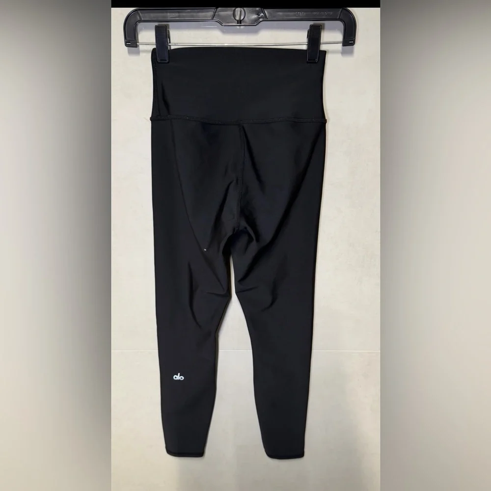 Alo black airbrush leggings Sz s